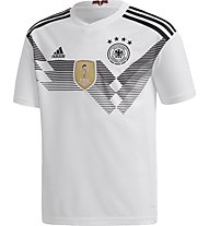 adidas 2018 Germany Home Short Youth - Fußballtrikot - Kinder, White/Black