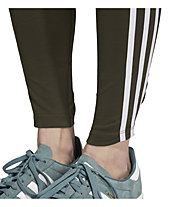 adidas Originals 3 Stripes Tight - Trainingshose - Damen, Dark Green