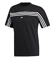 adidas Originals 3Stripe Sleeve - T-shirt fitness - uomo, Black/White