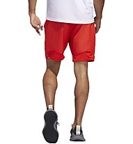 adidas 4KRFT 8in Woven - pantaloni corti fitness - uomo, Red