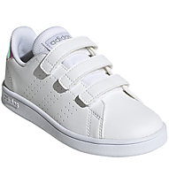 adidas Advantage C - Sneaker - Kinder, White