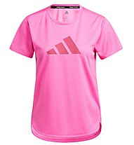 adidas Bos Logo Tee - Fitness T-Shirt - Damen, Pink