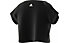 adidas Cropped Jr - T-Shirt - Mädchen, Black