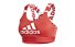 adidas Dont Rest Branded - Sport BH mittlerer Halt, Red