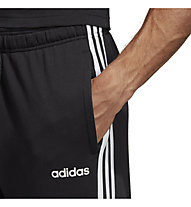 adidas Essentials 3-Stripes Tapered  French Terry - pantaloni lunghi fitness - uomo, Black