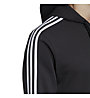 adidas Essentials 3 Stripes - Trainingsjacke mit Kapuze - Herren, Black/White