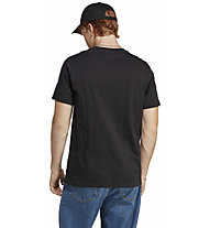 adidas Essentials Single Jersey 3 Stripes M - T-shirt - uomo, Black