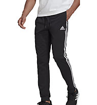adidas 3 Stripes - pantaloni fitness - uomo, Black