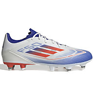 adidas F50 League SG - Fußballschuhe für weicher Boden - Herren, White/Blue/Red