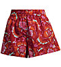 adidas Farm Floral Print - pantaloni fitness corti - donna, Red