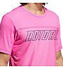 adidas Fb Hype Tee - T-Shirt - Herren, Pink
