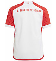 adidas FC Bayern 23/24 Home Y - Fußballtrikot - Kinder, White/Red