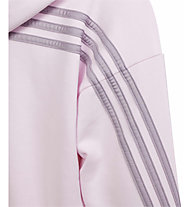 adidas Fi 3 Stripes Jr - Kapuzenpullover - Mädchen, Pink
