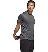 adidas FreeLift Sport Ultimate Embossed - T-shirt fitness - uomo, Grey