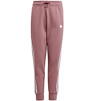 adidas Future Icons 3 Stripes Jr - pantaloni fitness - ragazza, Pink