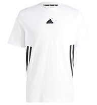 adidas Future Icons 3 Stripes M - T-Shirt - Herren, White