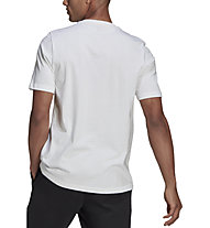 adidas Hacked Logo - T-shirt - Herren, White