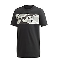 adidas Juventus Kids Graphic T-Shirt - Fußballshirt - Kinder, Black