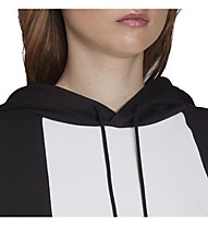 adidas Originals Large Logo Cropped - Kapuzenpullover - Damen, Black/White