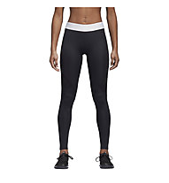 adidas Logo Long - pantaloni fitness - donna, Black