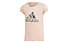 adidas Logo Tee - T-shirt fitness - bambina, Rose