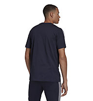 adidas M 3-Stripes Tape - T-shirt - uomo, Blue