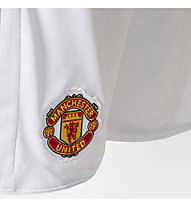 adidas Manchester United Home Replica Short - pantalone corto calcio bambino, White/Black