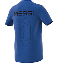 adidas Messi Icon Jersey - Fitness-Shirt - Jungen, Blue