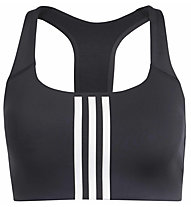 adidas Ms 3 Stripes W - Sport-BH Mittlerer Halt - Damen, Black