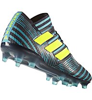adidas Nemeziz 17.1 FG - scarpa da calcio terreni compatti, Blue/Black/Yellow
