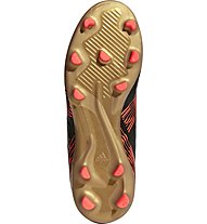 adidas Nemeziz 17.3 FG Jr - scarpe da calcio terreni compatti - bambino, Black/Red/Gold