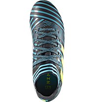 adidas Nemeziz 17.3 FG Junior - scarpa da calcio bambino terreni compatti, Blue/Black/Yellow
