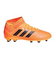 adidas Nemeziz 18.3 FG Junior - scarpe da calcio terreni compatti - bambino, Orange/Black