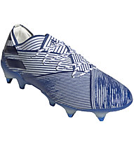 adidas Nemeziz 19.1 SG - scarpe da calcio per terreni morbidi, Grey/Blue