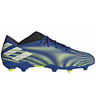 adidas Nemeziz .2 FG - scarpe da calcio per terreni compatti - uomo, Blue/White/Yellow