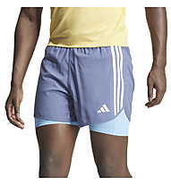 adidas Own the Run 2IN1 - pantaloni running - uomo, Blue