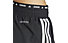 adidas Own The Run 3S - pantaloni running - donna, Black/White