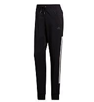 adidas D2M Cuff Pants 3S - pantaloni fitness - donna, Black
