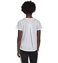 adidas Pleated Tee - Fitnessshirt - Damen, White