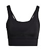 adidas Powerimpact Training Shiny - reggiseno sportivo medio sostegno - donna, Black