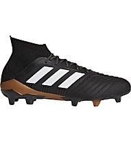 adidas Predator 18.1 FG - scarpe da calcio terreni compatti, Black