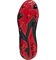 adidas Predator 18.3 FG Jr - scarpe da calcio terreni compatti - bambino, Black/Red