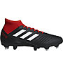 adidas Predator 18.3 SG - scarpe da calcio terreni morbidi, Black/Red