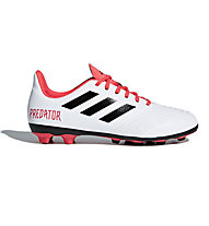 adidas Predator 18.4 FG Junior - Fußballschuh feste Böden - Kinder, White/Red