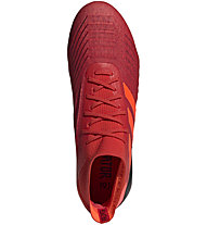 adidas Predator 19.1 FG - Fußballschuhe kompakte Rasenplätze, Red
