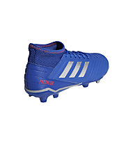 adidas Predator 19.3 FG JR - scarpe da calcio terreni compatti - bambino, Blue/Silver