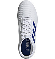 adidas Predator 19.3 FG JR - scarpe da calcio terreni compatti - bambino, White/Blue