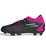 adidas Predator Accuracy.3 FG Jr - scarpe da calcio per terreni compatti - ragazzo, Black/Purple