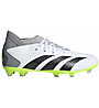 adidas Predator Accuracy.3 FG Jr - scarpe da calcio per terreni compatti - ragazzo, White/Black