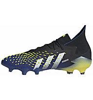 adidas Predator Freak .1 FG - scarpe da calcio per terreni compatti - uomo, Black/White/Blue/Yellow